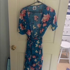 Nom maternity wrap dress